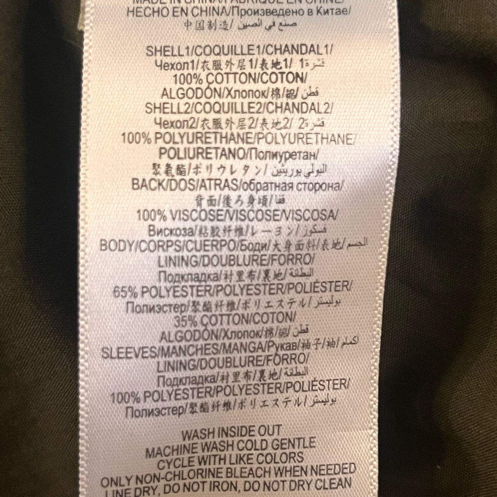 Bcbgeneration Camouflage Utility Jacket With Blac… - image 5